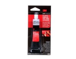 3M™ Plastic Emblem and Trim Adhesive, 03601, 1 fl oz, 12 per case