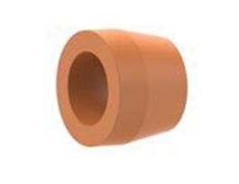 Flangeless Ferrule, Natural ETFE, 4 mm OD Tubing, 5/16-24 Flat-Bottom; 10/PK