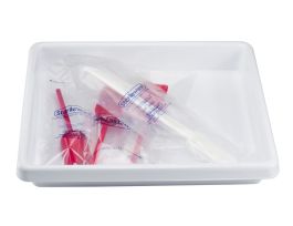 TRAY OPEN AREA WHT POLYSTRENE CS