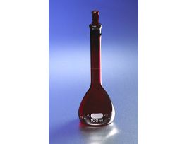 FLASK VOL LOW ACTINIC 100 ML CS