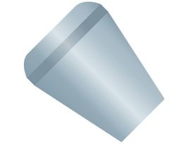 316 Stainless Steel Ferrule, Valco/VICI Compatible, 1/16" OD Tubing, 10-32 Coned; 10/PK