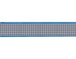 Letters and Numbers Scored Wire Marker Aluminum Foil Legend: A2 1800 Total