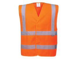 BRACE VEST HI-VIS TWO BAND PE OR SMALL