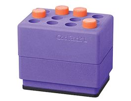 Cooling Block, 12 x 15 mL Centrifuge Tubes, Lightweight; Purple