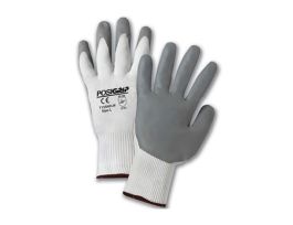 PosiGrip, White Nylon Shell, Gray Foam Nitrile Coated Palm , XL