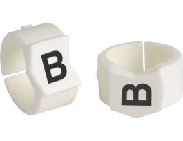 ClipSleeve Wire Markers Size 45 Nylon 0 AWG - 0 AWG, B Pack of 50 Pieces