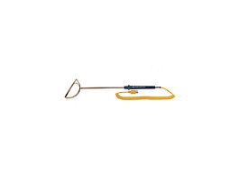 Type-K Roller Probe; 10.5" L 4" L Bow Mini-Connector, Exposed 5ft Coil Cord