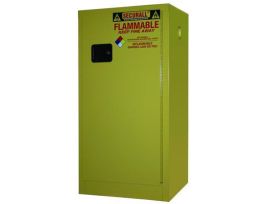 CABINET FLMBL PAINT/INK STORAGE 20GAL YL