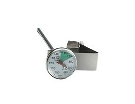 1" Dial Latte Thermometer with 5-Inch Stem and Clip