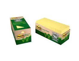 Post-it® Notes 654R-24CP-CY, 3 in x 3 in Canary Yellow
