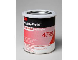 3M™ Industrial Adhesive 4799, Black, 1 Quart, 12 Can/Case