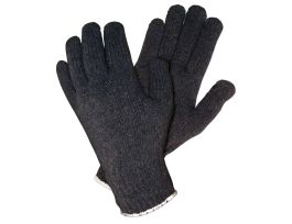 GLOVES REGULAR BLACK COTTON DZ