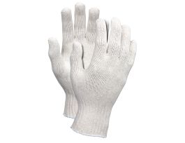 GLOVES REGULAR NATURAL COTTON DZ