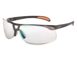 Uvex Protg, Metallic Black Frame, SCT Reflect 50 Lens, Anti-scratch Coating