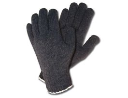 GLOVES HEAVY COTTON POLYESTERBLACK DZ