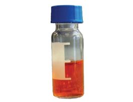 Vial and Cap Kit, 2 mL, Screw Top Glass Vials with Label, PTFE/Silicone Septa, Mass Spec Quality; 100/pk
