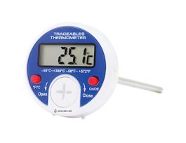 Traceable Digital Pocket Thermometer Ultra with Calibration;0.4C accuracy at tested points