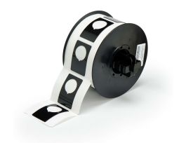 B30 Series Raised Profile Push Button Labels 1.9 in H x 1.2 in W Black 180/RL