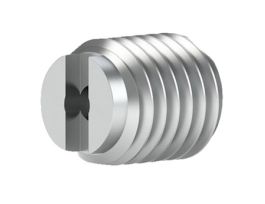 Flangeless Male Nut, FlushNut, SS, 1/8" OD Tubing, 1/4-28 Flat-Bottom; 1/EA