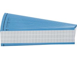 Numerical Wire Markers Permanent Adhesive Vinyl 0.5 in H Legend: 15, 3750 Total