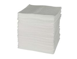 SPC® Oil Only Absorbent Pads - Light Weight, 15" x 19", Absorbency Capacity 51 gal