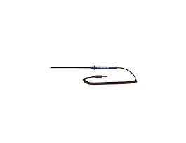 Gen-Purpose PFA Ctd Thermistor Probe Phono Plug 10" L .200" Dia 5ft Coil
