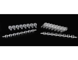 TUBE STRIPS 8 NAT W/CAPS CS250