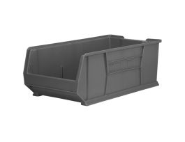 BIN SUPER SZ 29-7/8X16-1/2X11 GRAY