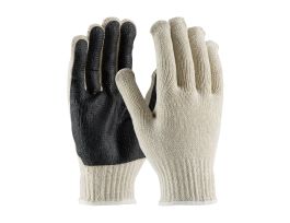 Cotton/Polyester, 7G, Reg Wgt, Blk. PVC Palm Coating, XS