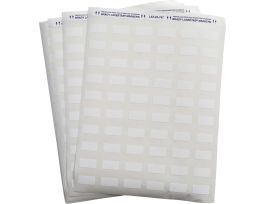 LaserTab Polyester Lbls 0.5 in H x 1 in W White 42/PK