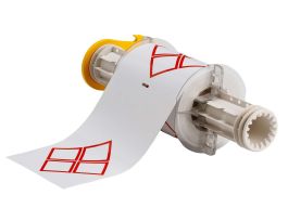 BBP85 GHS CLP Chemical Labels 4.134 in H x 6.102 in W Red on White 90/RL