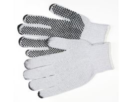 GLOVES 7 GAUGE BLACK DOT DZ