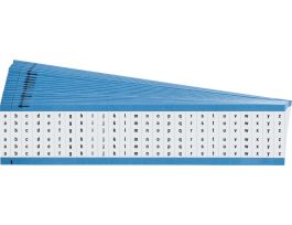 Lower Case Wire Marker Low Profile Vinyl Legend: A to Z, 650 Total WT