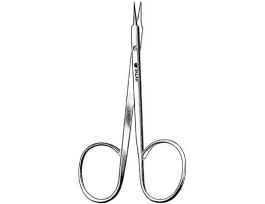 RIBBON STITCH SCISS CRV 4IN