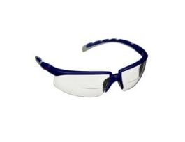 3M™ Solus™ 2000 Series, S2020AF-BLU, Blue/Gray Temples, Clear Reader +2.0 Anti-Fog/Anti-Scratch lens, 20 ea/Case