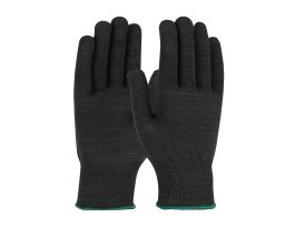 PRITEX 100% POLY SILICONE FREE 13 GG LIGHT WEIGHT BLACK GLOVE, XL