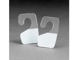 3M™ Hang Tab 1072, Clear, 7/8 in x 1-3/8 in, 500/Case