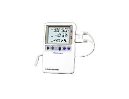 Traceable High-Accuracy RTD Digital Thermometer with Calibration; Wire Probe