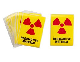 Radioactive Material, 4" H x 2.875" W