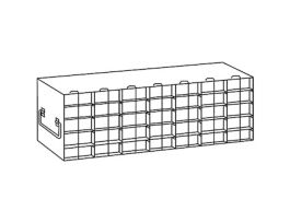Upright Freezer Rack for 96 Deep-Well Microtiter Plates or 1 3/4" Max H Boxes, 7 x 5 Array