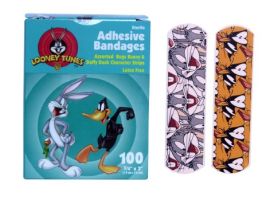 BANDAGE 3/4X1IN BUGS&DAFFY CS1200 PK