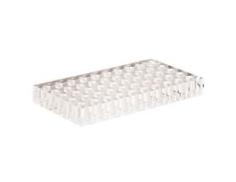 Vial Rack, Acrylic; holds 50 vials up to 8mm Diameter