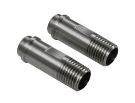 Threaded Adapter Fitting, M16x1 Female to NPT 1/4" Male; 2/Pk