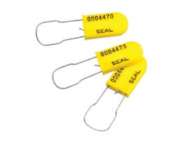 Padlock Plastic Seals, Yellow