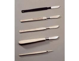 SS Scalpel Fluted Handle 5 3/4 1 1/2