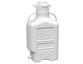 Carboy, Polypropylene, 120 mm Cap, Spigot; 20 L