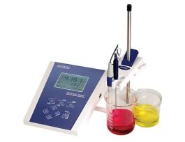 Standard Digital pH Meter Kit, glass electrode, ATC, buffers; 120 V