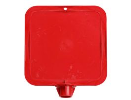 BradyCone Lock-In Sign Frame, 8.25" H x 8.25" W, Red