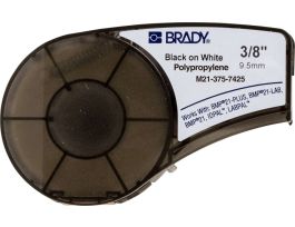 Chemical Resistant Cryogenic Polypropylene Labels with Ribbon for M210 M211 BMP21-PLUS Printers - 0.375"