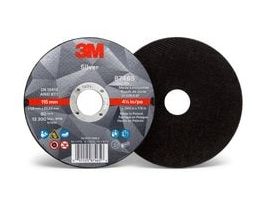 3M™ Silver Cut-Off Wheel, 87465, 36+, T1, 4.5 in x 0.045 in x 7/8 in, 50 ea/Case